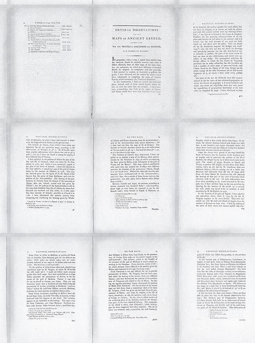 Set di 3 rotoli Carta da parati stampata in digitale all'interno di un libro