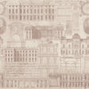 Set di 3 rotoli Carta da parati stampata in digitale Vitruvius Taupe