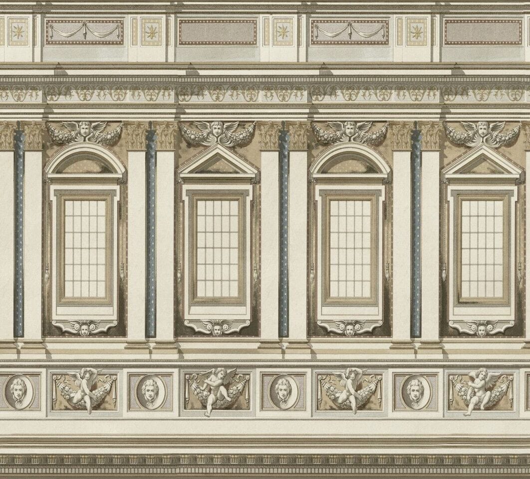 Set di 3 rotoli di carta da parati con stampa digitale del Vaticano