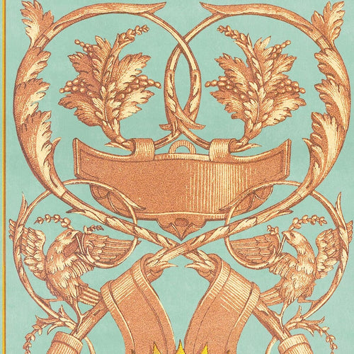 Set di 3 rotoli di carta da parati con stampa digitale Fontainebleau Powder