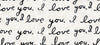 Set di 3 rotoli di carta da parati con stampa digitale I Love You (3)