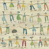 Set di 3 rotoli di carta da parati con stampa digitale Little People