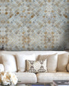 Set di 3 rotoli di carta da parati con stampa digitale Marocco Tiles (1)