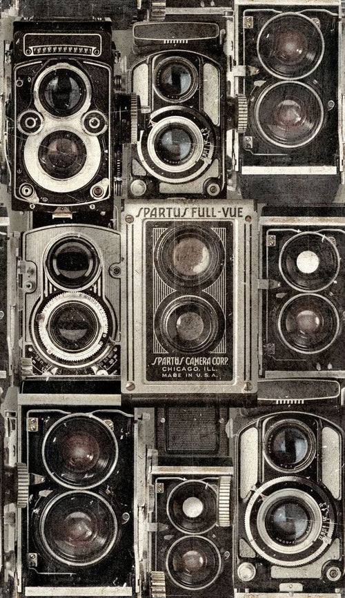 Set di 3 rotoli di carta da parati con stampa digitale Obscure