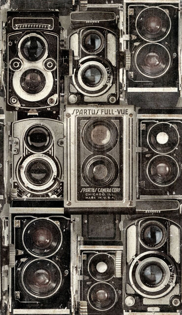 Set di 3 rotoli di carta da parati con stampa digitale Obscure
