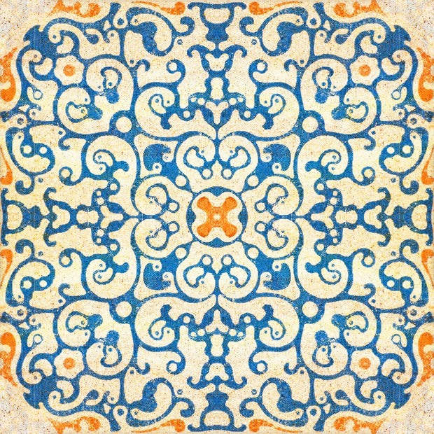 Set di 3 rotoli di carta da parati digitale stampata a mattonelle spagnole