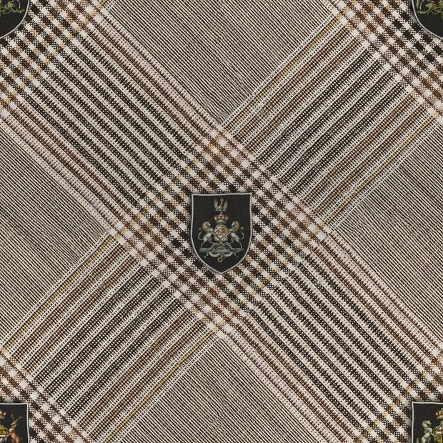 Set di 3 rotoli di carta da parati stampata Digital Nobility Grey