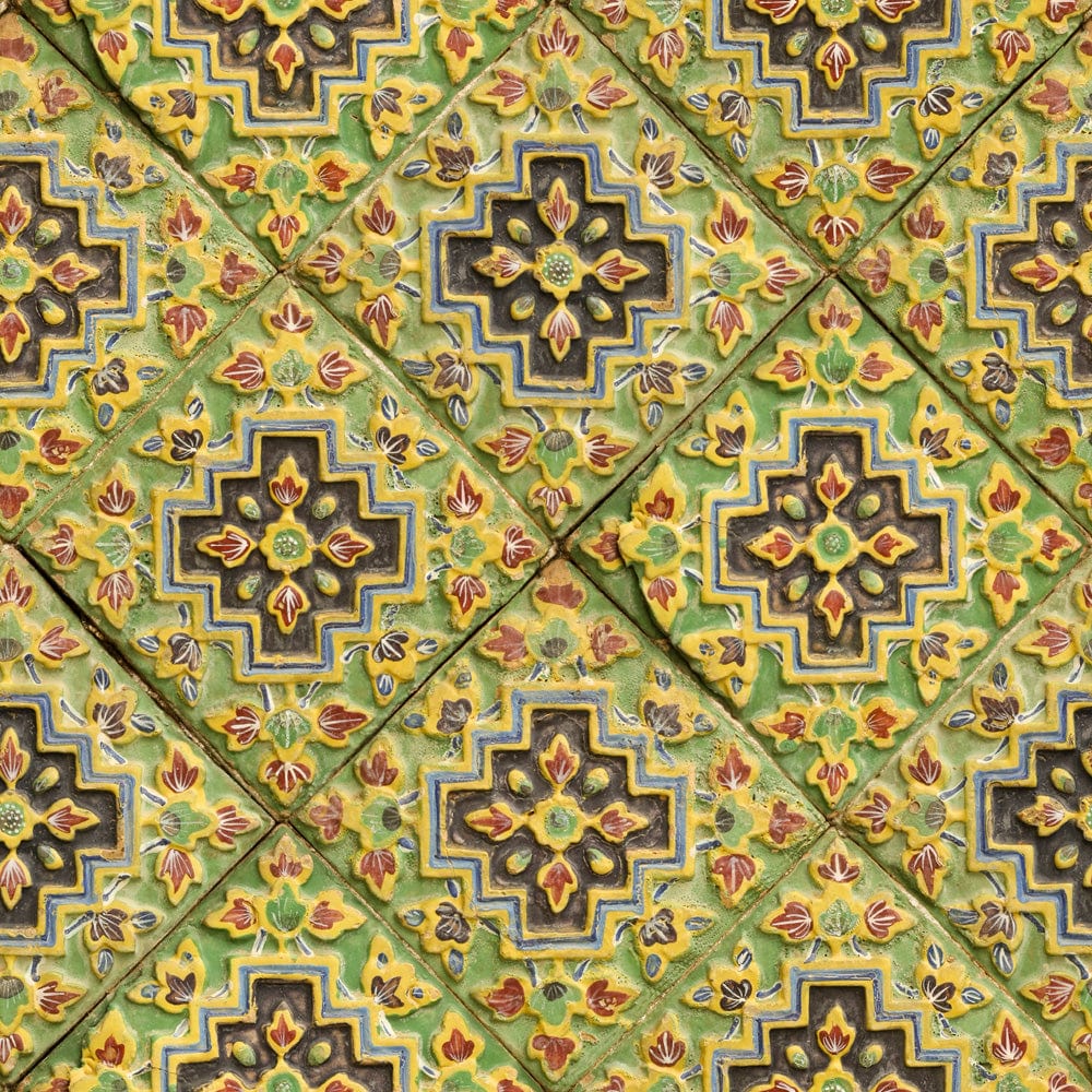 Set di 3 rotoli di carta da parati stampata digitale Italian Tile