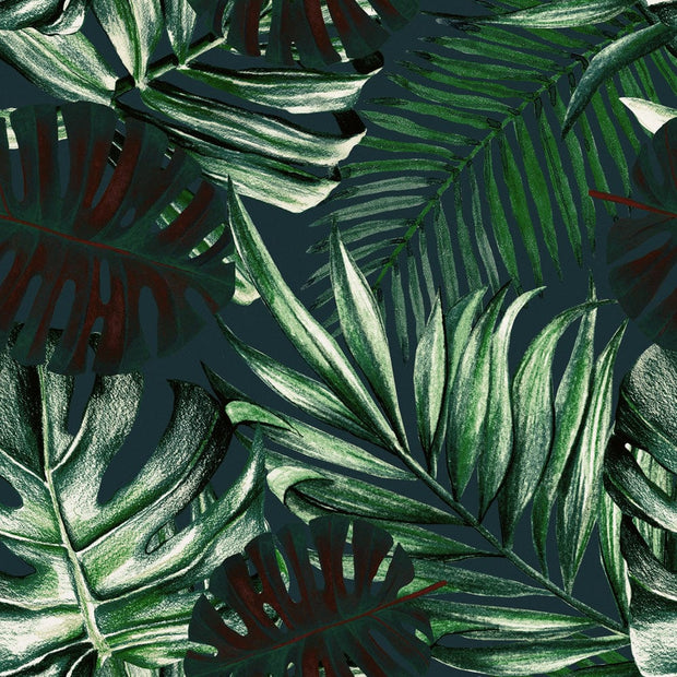 Set di 3 rotoli di carta da parati stampata digitale Rainforest