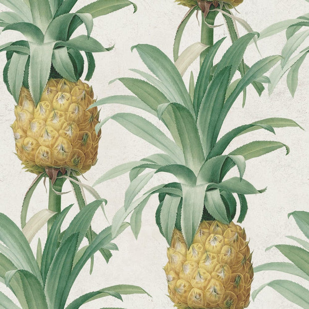Set di 3 rotoli di carta da parati stampata in digitale Ananas