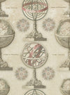Set di 3 rotoli di carta da parati stampata in digitale Armillary