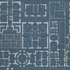 Set di 3 rotoli di carta da parati stampata in digitale Chateau Blue
