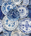 Set di 3 rotoli di carta da parati stampata in digitale Delftware