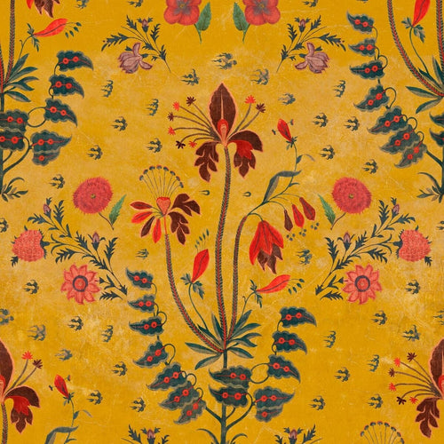 Set di 3 rotoli di carta da parati stampata in digitale Gypsy Ochre