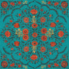 Set di 3 rotoli di carta da parati stampata in digitale Hindu Bloom Topaz
