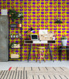 Set di 3 rotoli di carta da parati stampata in digitale Neon Kiss (1)