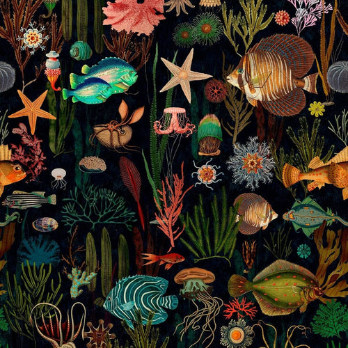 Set di 3 rotoli di carta da parati stampata in digitale Oceania