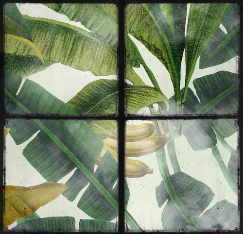 Set di 3 rotoli di carta da parati stampata in digitale Orangerie