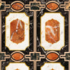 Set di 3 rotoli di carta da parati stampata in digitale Waldorf Ochre
