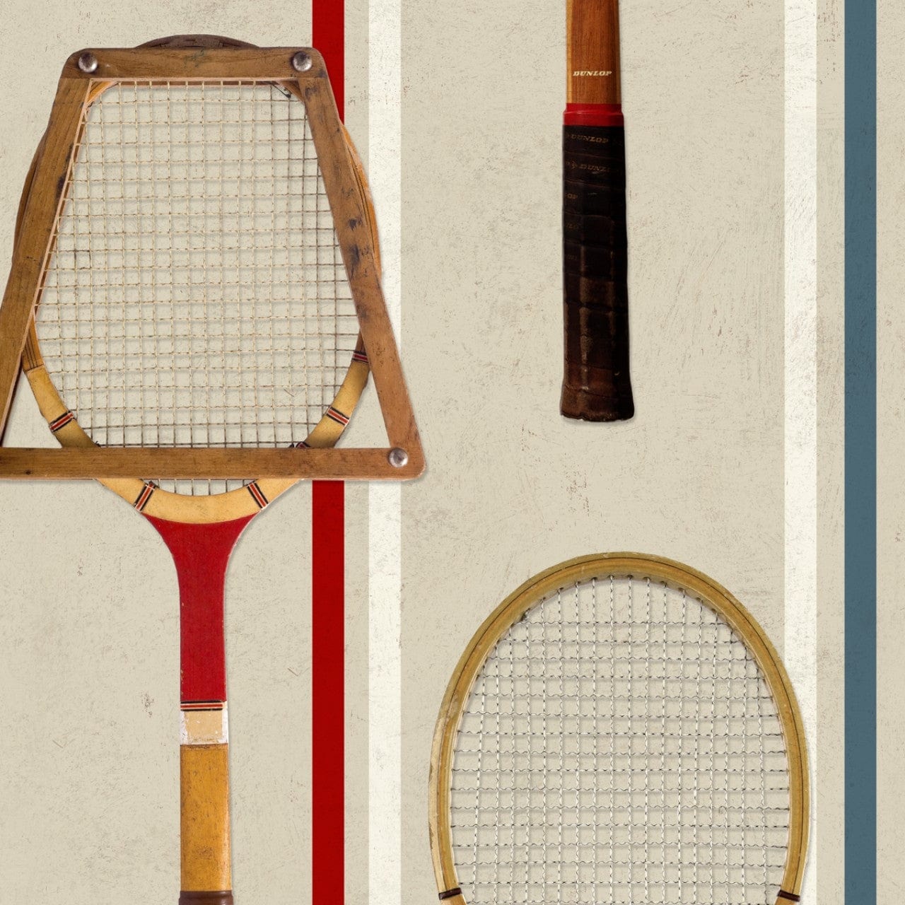 Set di 3 sfondi stampati in digitale Il gioco