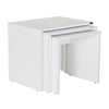 Set di 3 tavolini da caffè SHP-103-PP-1 Bianco (1)