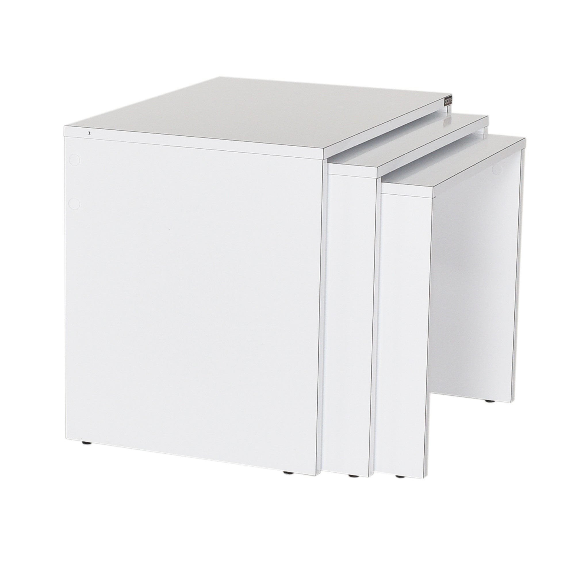 Set di 3 tavolini da caffè SHP-103-PP-1 Bianco (2)