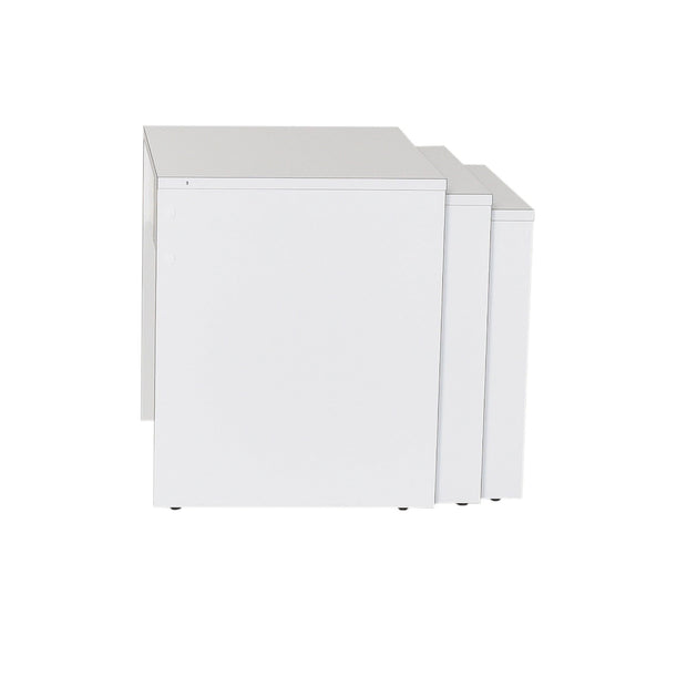 Set di 3 tavolini da caffè SHP-103-PP-1 Bianco (3)