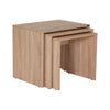 Set di 3 tavolini da caffè SHP-103-SS-1 Quercia (1)