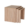Set di 3 tavolini da caffè SHP-103-SS-1 Quercia (2)