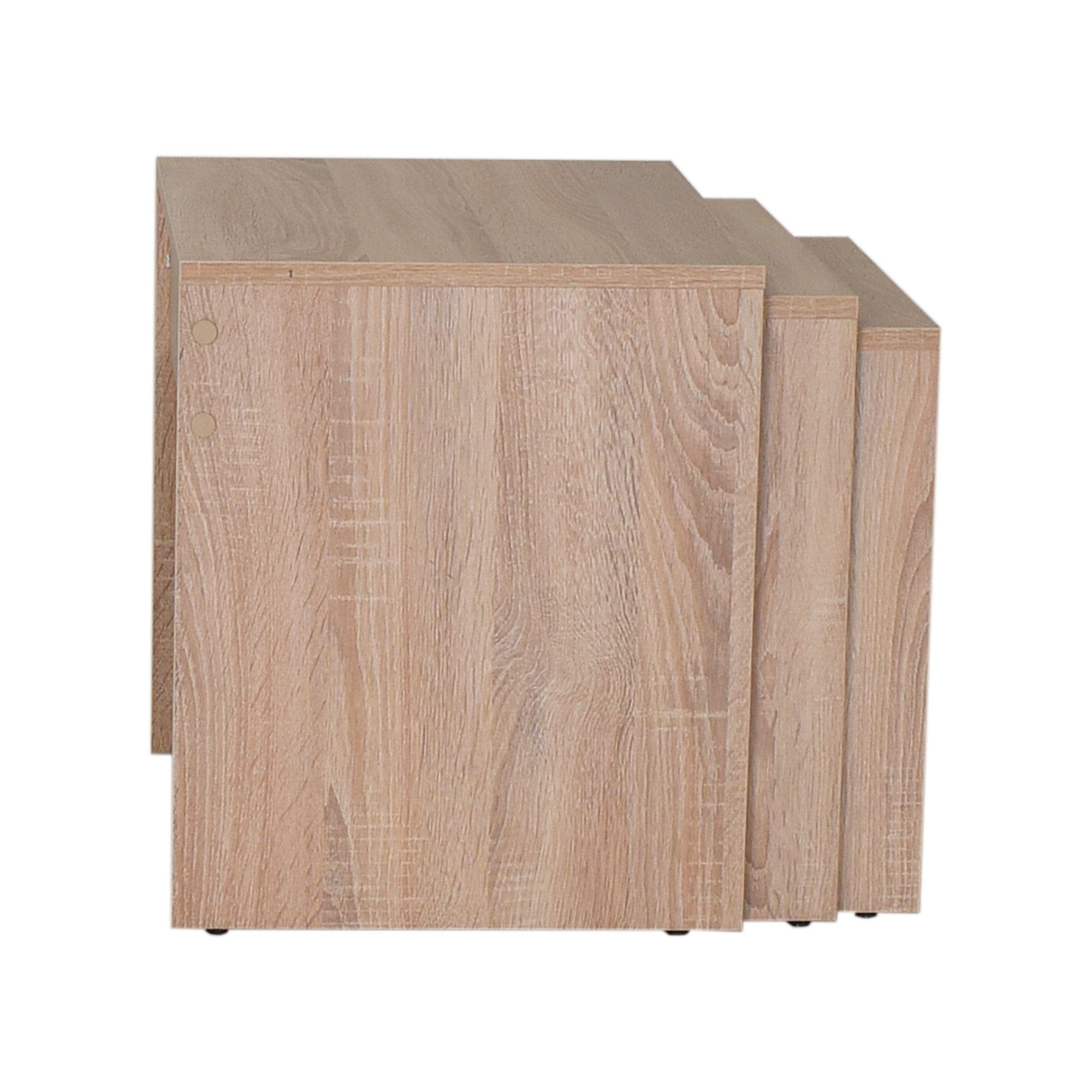 Set di 3 tavolini da caffè SHP-103-SS-1 Quercia (3)