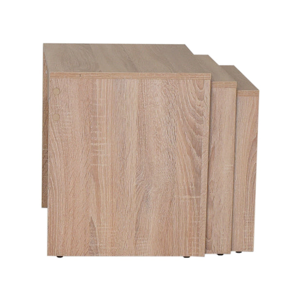 Set di 3 tavolini da caffè SHP-103-SS-1 Quercia (3)