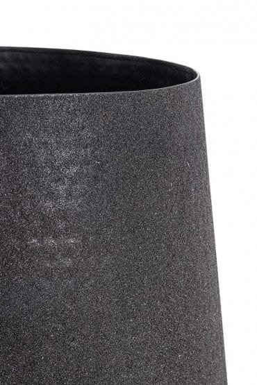 Bizzotto Set di 3 vasi da fiori Kenar Nero
