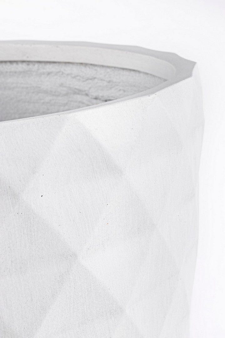 Set di 3 vasi da fiori Pyramid Shape Bianco (2)