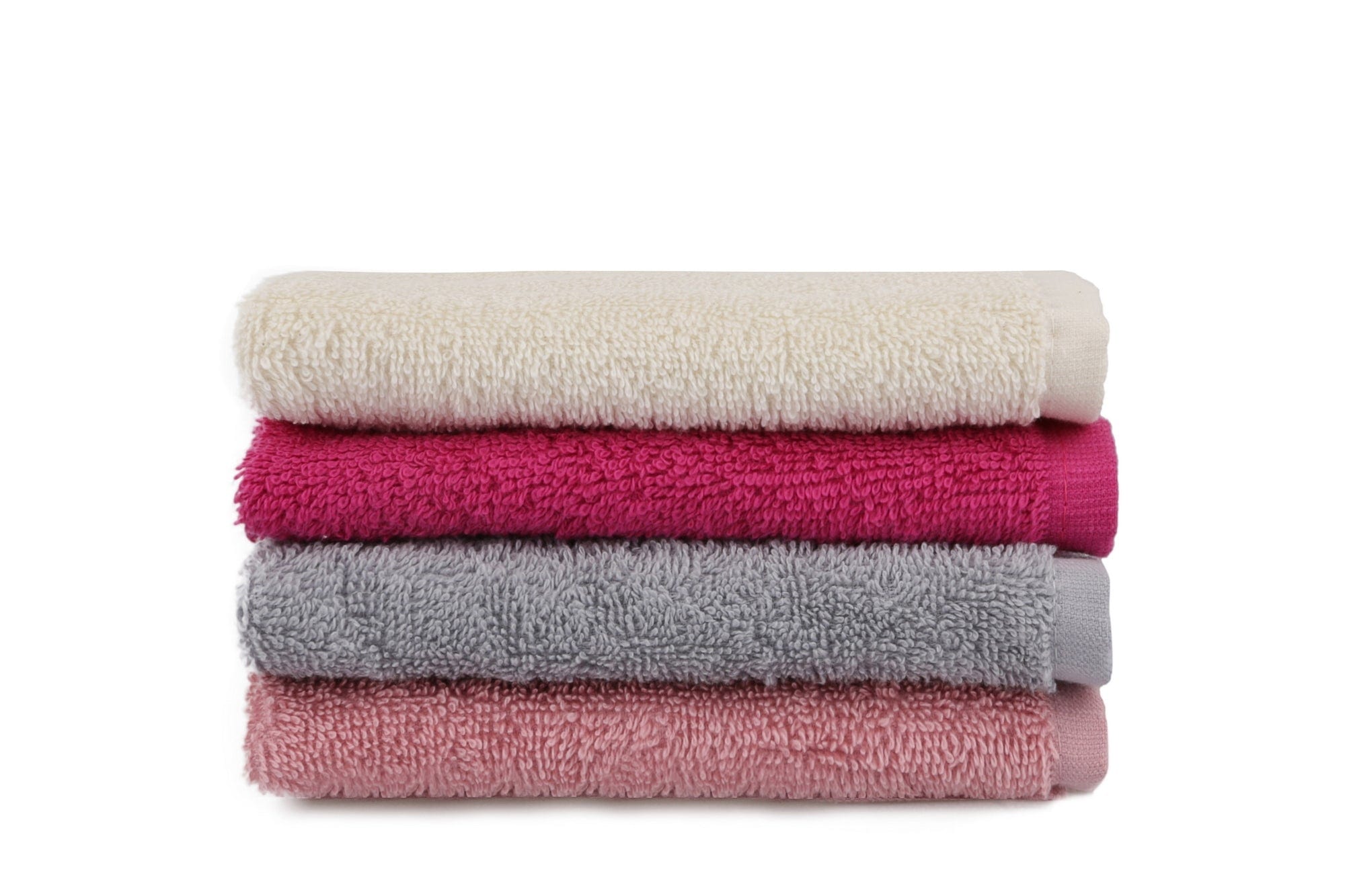 Set di 4 asciugamani cotone Beverly Hills Polo Club Alinda Alb V01 Multicolore, 30 x 30 cm (3)