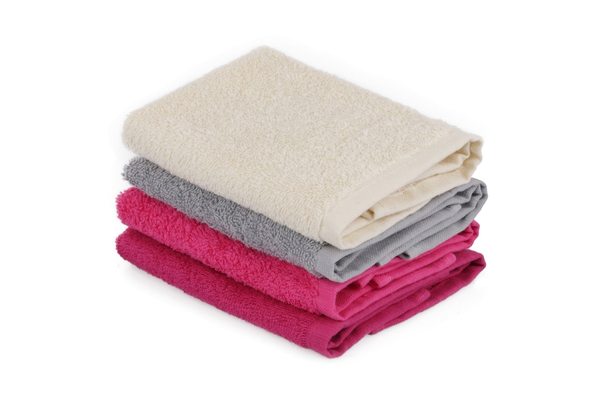Set di 4 asciugamani cotone Beverly Hills Polo Club Alinda Alb V06 Multicolore, 30 x 30 cm (2)