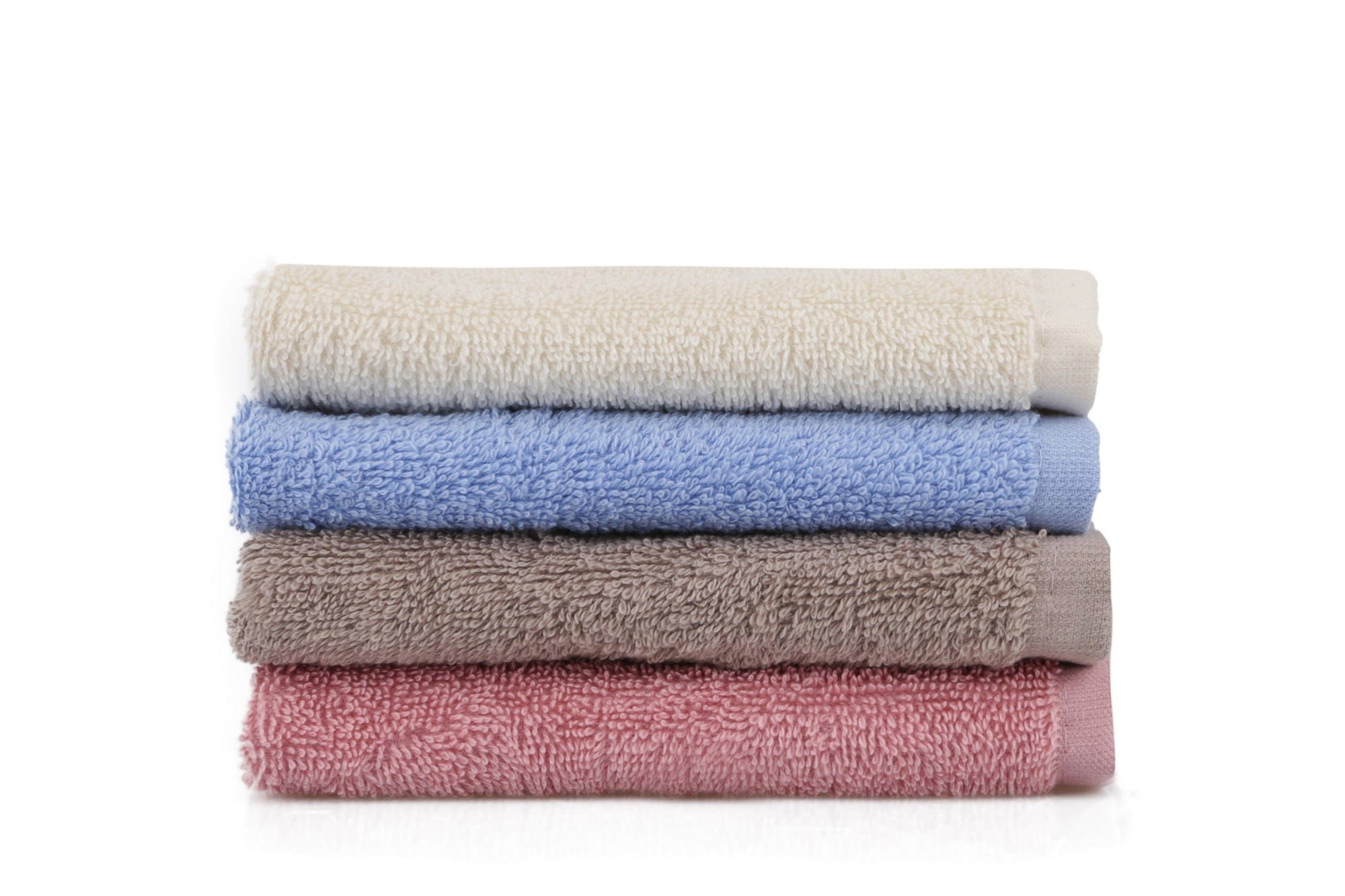 Set di 4 asciugamani cotone Beverly Hills Polo Club Alinda Alb V07 Multicolore, 30 x 30 cm (3)
