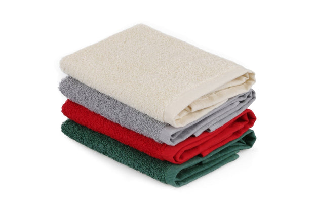 Set di 4 asciugamani cotone Beverly Hills Polo Club Alinda Alb V09 Multicolore, 30 x 30 cm (2)