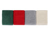 Set di 4 asciugamani cotone Beverly Hills Polo Club Alinda Alb V09 Multicolore, 30 x 30 cm (4)