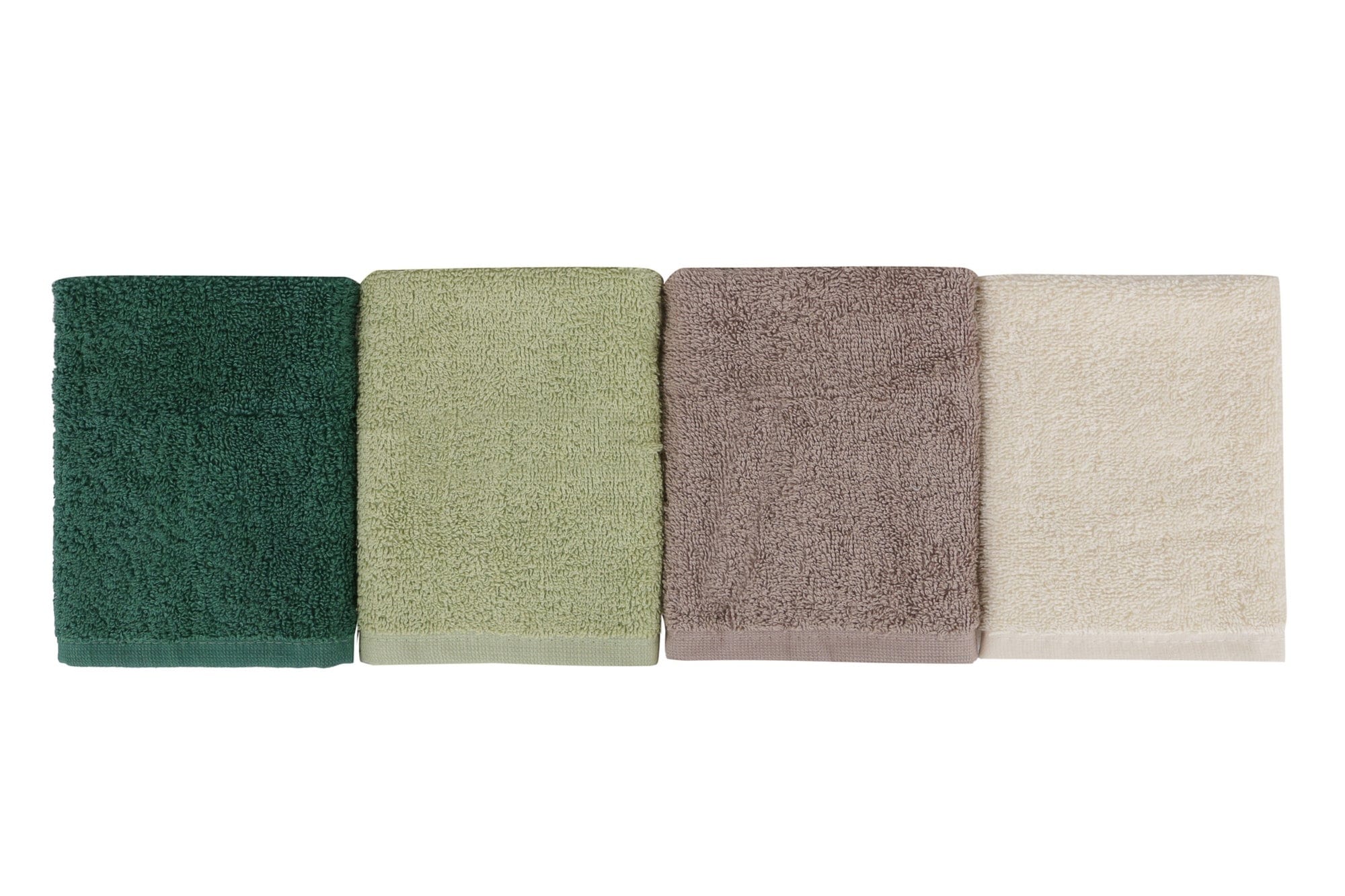 Set di 4 asciugamani cotone Beverly Hills Polo Club Alinda Alb V10 Multicolore, 30 x 30 cm (4)