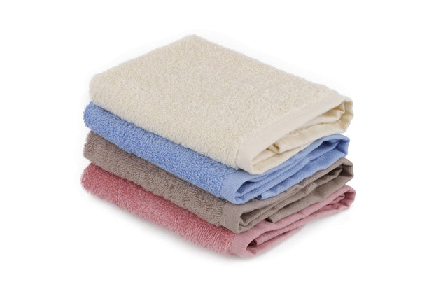 Set di 4 asciugamani cotone Beverly Hills Polo Club Alinda Rock V15 Multicolore, 30 x 30 cm (2)