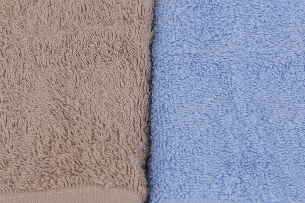 Set di 4 asciugamani cotone Beverly Hills Polo Club Alinda Rock V15 Multicolore, 30 x 30 cm (5)