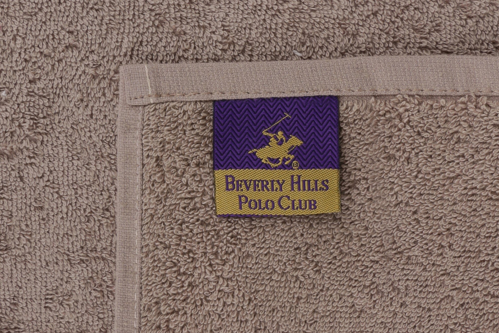 Set di 4 asciugamani cotone Beverly Hills Polo Club Alinda Rock V15 Multicolore, 30 x 30 cm (13)
