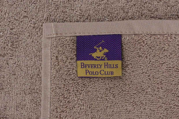 Set di 4 asciugamani cotone Beverly Hills Polo Club Alinda Rock V15 Multicolore, 30 x 30 cm (13)