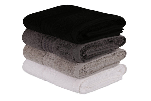 Set di 4 asciugamani cotone Rainbow Multicolore, 50 x 90 cm