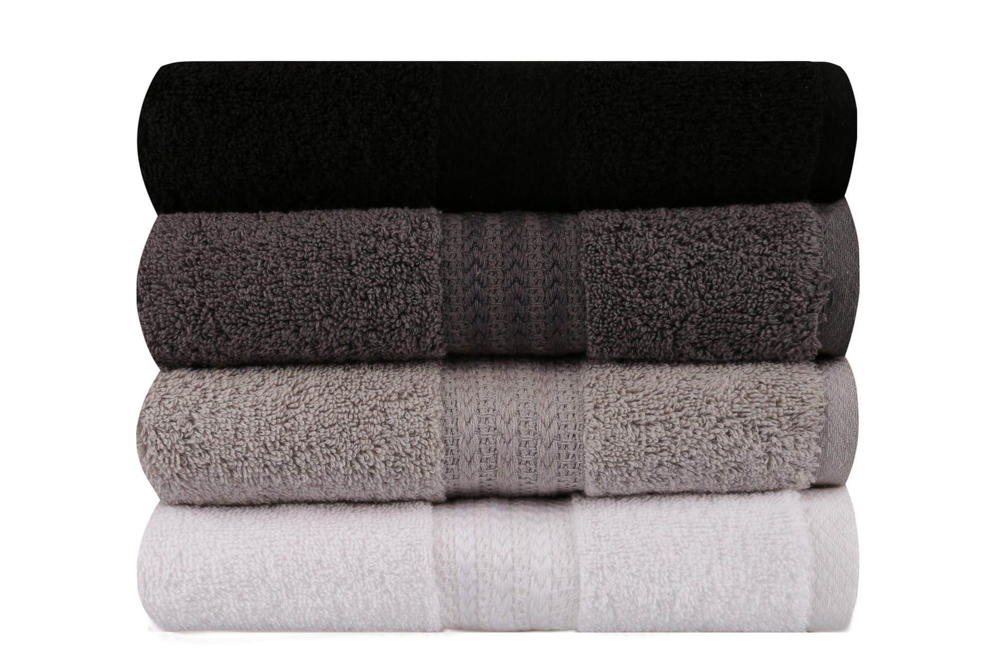 Set di 4 asciugamani cotone Rainbow Multicolore, 50 x 90 cm (2)