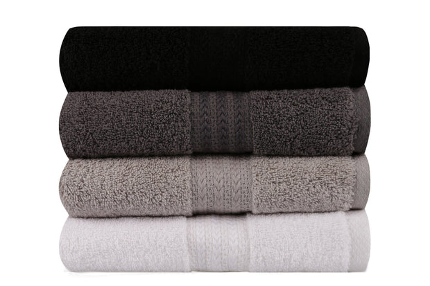 Set di 4 asciugamani cotone Rainbow Multicolore, 50 x 90 cm (2)