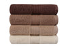 Set di 4 asciugamani cotone Rainbow Multicolore, 50 x 90 cm (2)