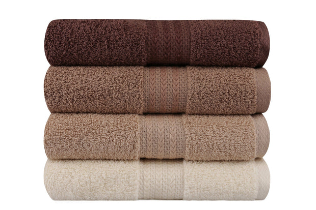 Set di 4 asciugamani cotone Rainbow Multicolore, 50 x 90 cm (2)
