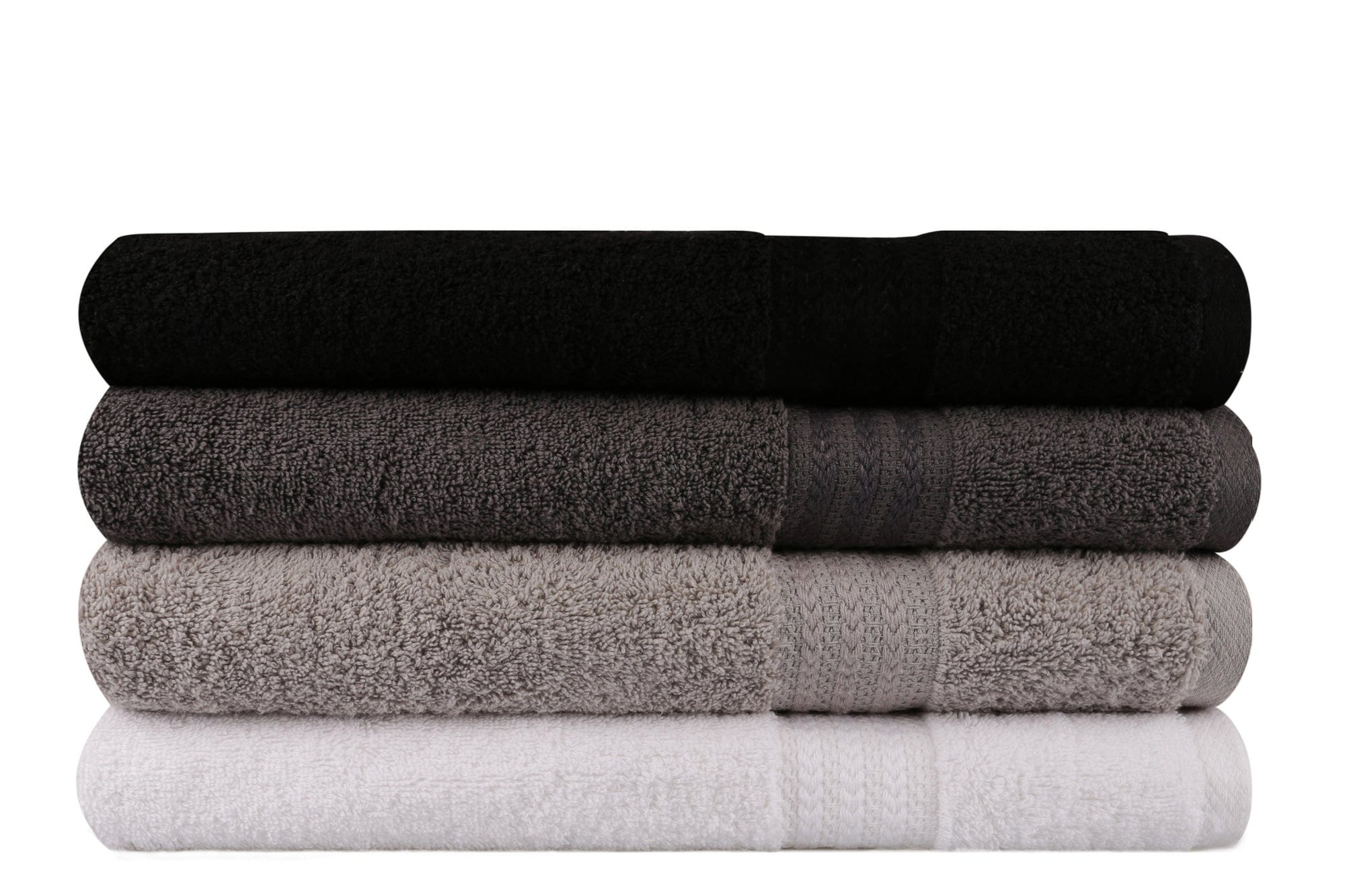Set di 4 asciugamani cotone Rainbow Multicolore, 70 x 140 cm (2)