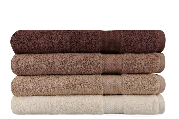 Set di 4 asciugamani cotone Rainbow Multicolore, 70 x 140 cm (2)